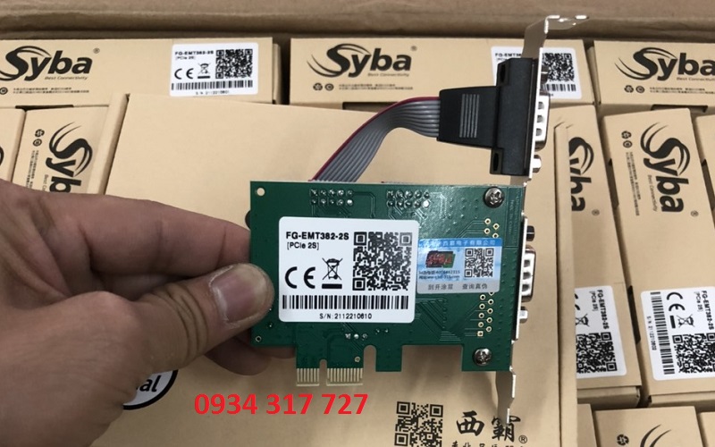 PCI E sang 2 COM SYBA 1